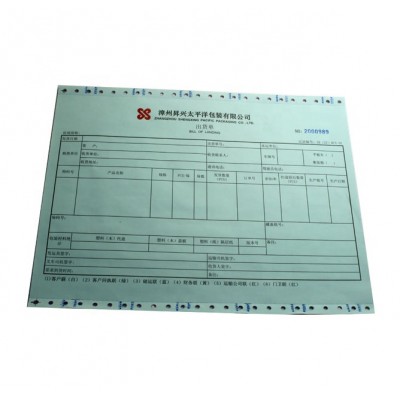 printing customized design carbonless  3 ply ncr computer form paper